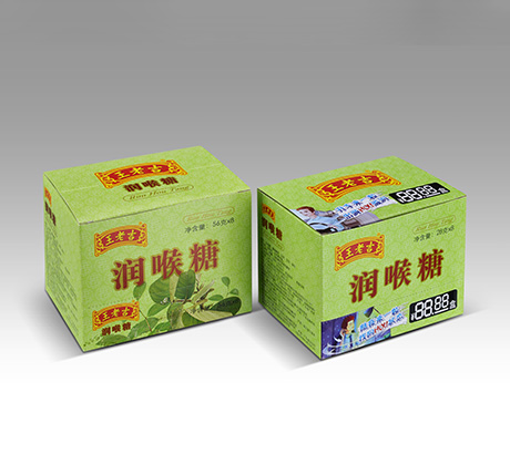 Throat Lozenges Packaging Box 